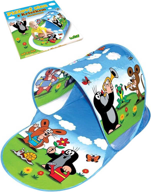 KRTEK Baby Krtečkův plážový stan 140x70x65cm paravan pro miminko