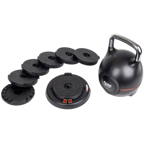 ACRA Činka nové generace 7v1 kettlebell nastavitelný 2-20kg