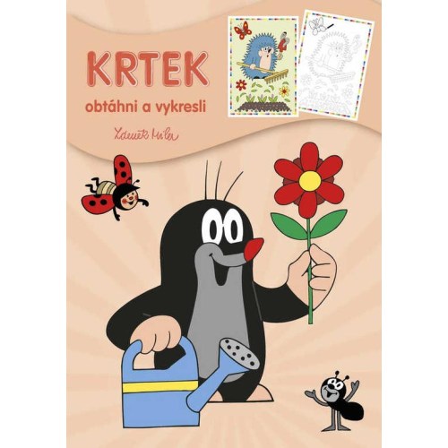 AKIM Omalovánky Obtáhni a vykresli Krtek (Krteček)