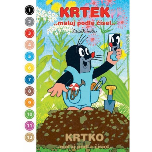 AKIM Maluj podle čísel Krtek (Krteček) A5