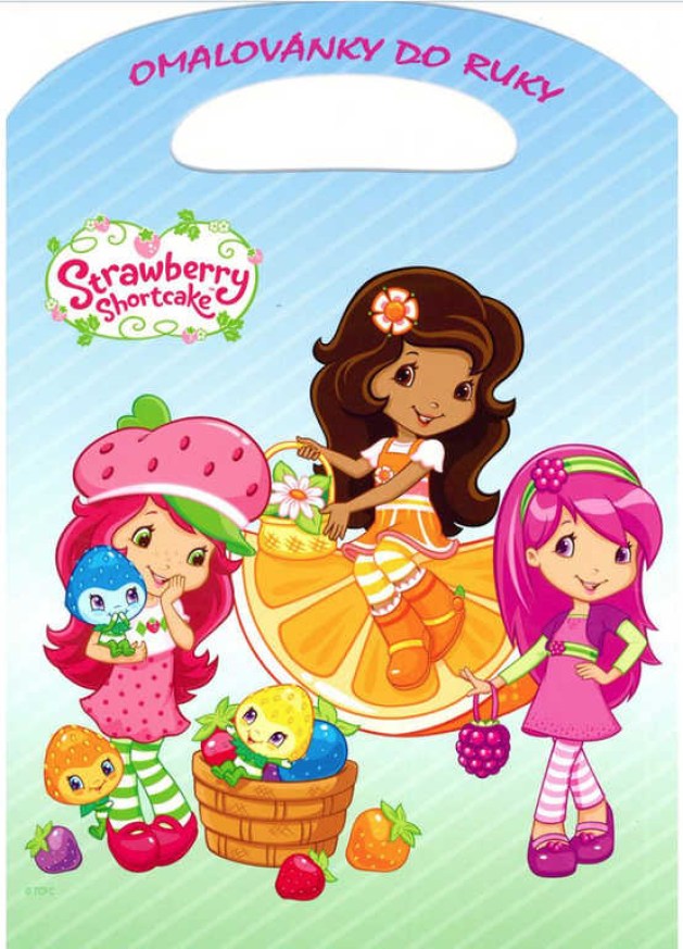 AKIM Omalovánky do ruky A4 Jahůdka (Strawberry Shortcake)