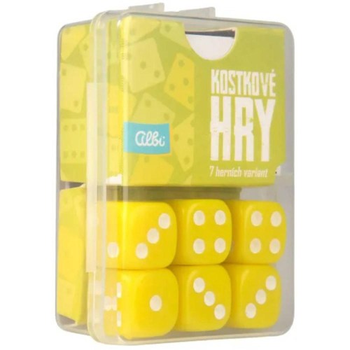 ALBI HRA Žluté kostkové hry 7v1 *SPOLEČENSKÉ HRY*