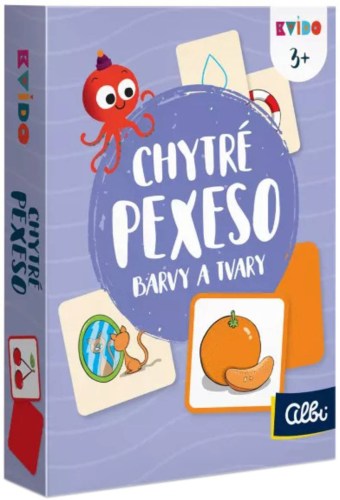 ALBI HRA Kvído Chytré pexeso 2 Barvy a tvary *SPOLEČENSKÉ HRY*