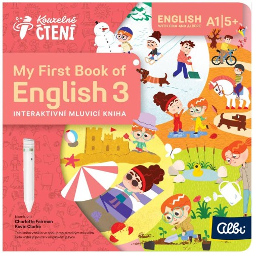 ALBI Kouzelné čtení Kniha interaktivní My First Book of English 3: Actions