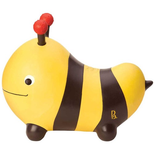B-TOYS Baby hopsadlo nafukovací čmelák Bizzi skákadlo set s pumpičkou