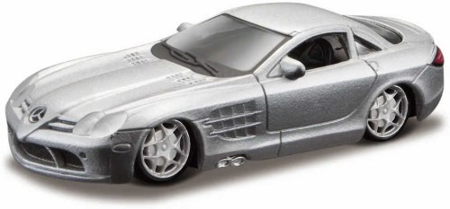 BBURAGO Auto kovové 8cm model 1:64 různé druhy na kartě