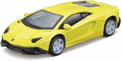 BBURAGO Auto kovové 8cm model 1:64 různé druhy na kartě
