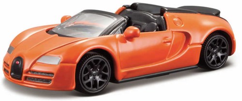 BBURAGO Auto kovové 8cm model 1:64 různé druhy na kartě