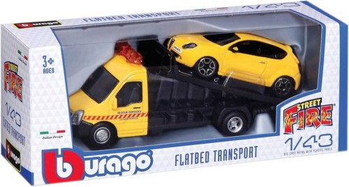 BBURAGO Odtahová služba set 2 auta v krabici model 1:43 kov