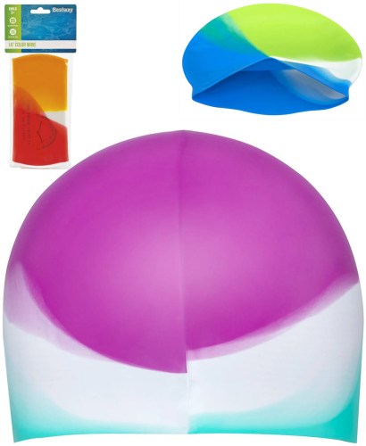 BESTWAY Čepice dětská silikonová na plavání Wawe Swim 3 barvy 26049
