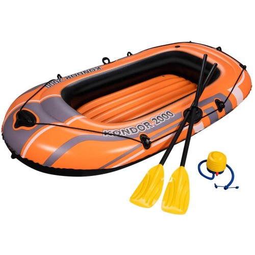 BESTWAY Nafukovací dvoumístný člun Kondor 197x115cm + vesla 61062