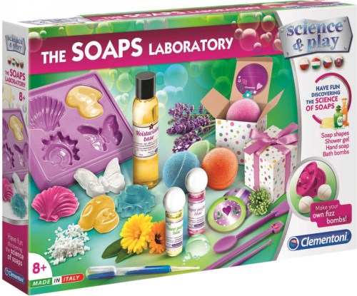 CLEMENTONI Výroba mýdel dětská mýdlová laboratoř kreativní set