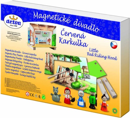 DETOA Divadlo magnetické Červená Karkulka *DŘEVĚNÉ HRAČKY*