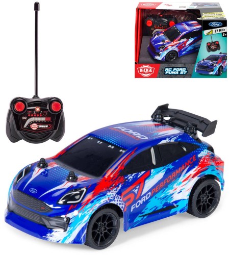DICKIE RC Auto sportovní Ford Puma ST na vysílačku 27MHz na baterie