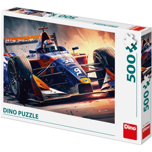 DINO Puzzle Auto formule 47x33cm foto skládačka 500 dílků
