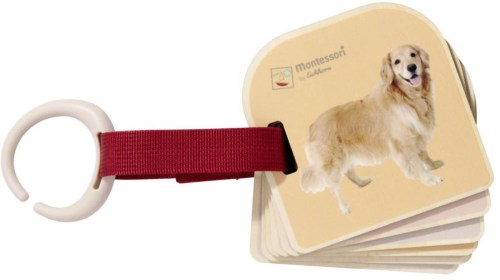 EICHHORN DŘEVO Montessori moje první baby knížka zvířátka