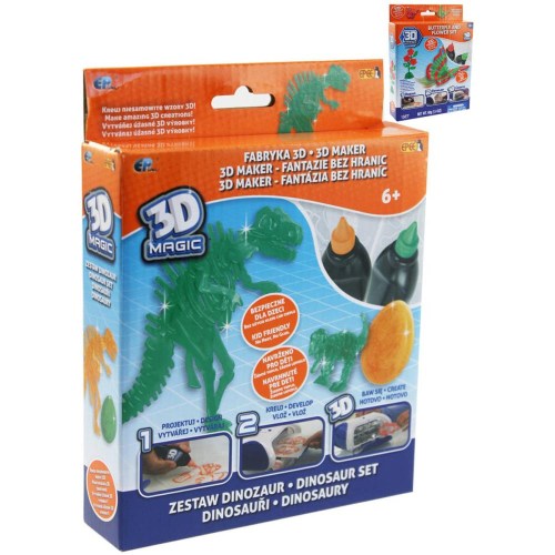 EP Line 3D Magic kreativní set trojrozměrné obrázky 2 druhy