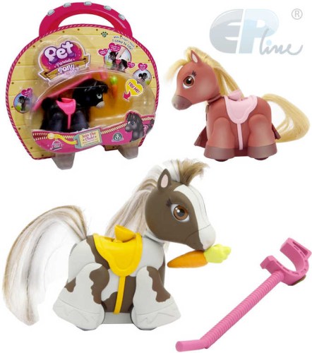 EP Line Pet Parade Poník set s doplňky reaguje na pohyb prstu plast 9 druhů