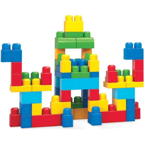 FISHER PRICE MEGA BLOKS Stavebnice 60 dílků v plastové tašce pro kluky