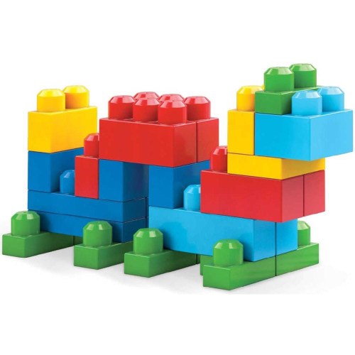 FISHER PRICE MEGA BLOKS Stavebnice 60 dílků v plastové tašce pro kluky