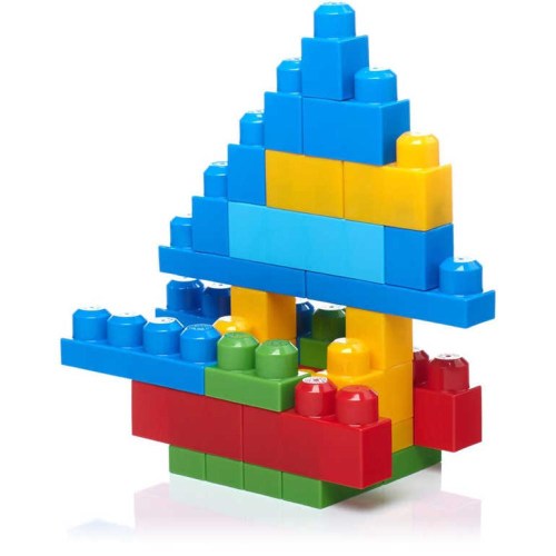 FISHER PRICE MEGA BLOKS Stavebnice 60 dílků v plastové tašce pro kluky