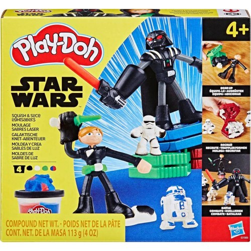 HASBRO PLAY-DOH Star Wars světelné meče kreativní set modelína s nástroji