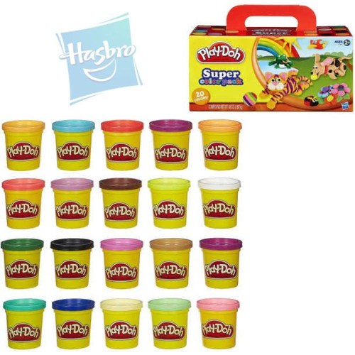 HASBRO PLAY-DOH Modelína barevná Set 20 kelímků 20 barev