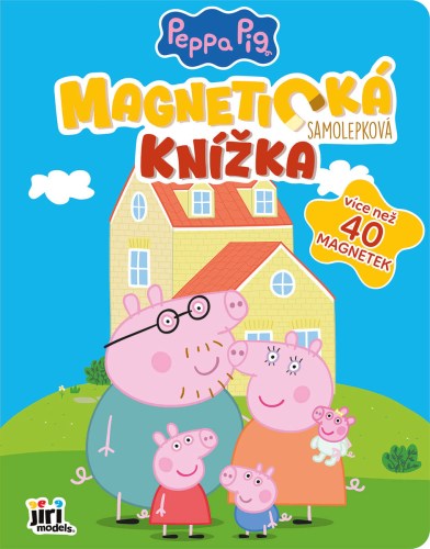 JIRI MODELS Magnetická samolepková knížka prasátko Peppa Pig