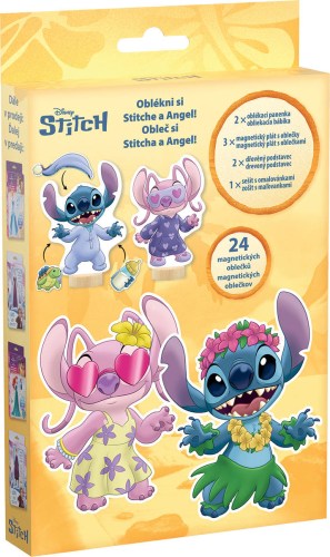 JIRI MODELS Magnetické oblékání s omalovánkou Lilo & Stitch