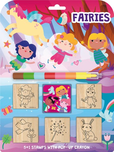 JIRI MODELS Razítka 5+1 s pop-up voskovou víly