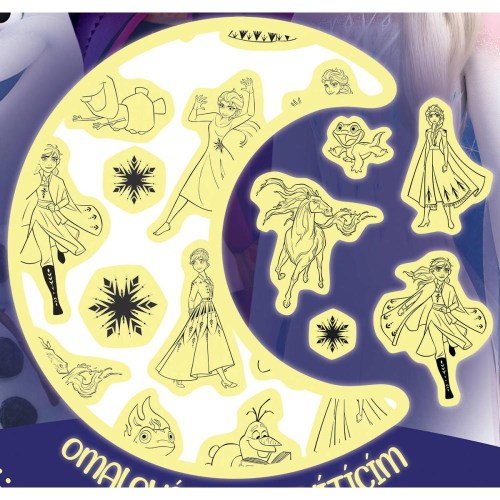 JIRI MODELS Omalovánky se svítícím tetováním Ledové Království (Frozen)