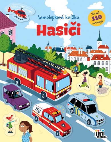JIRI MODELS Samolepková knížka Hasiči 110 samolepek