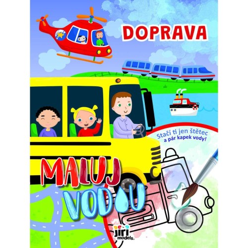 JIRI MODELS Omalovánky Maluj vodou! A4 Doprava