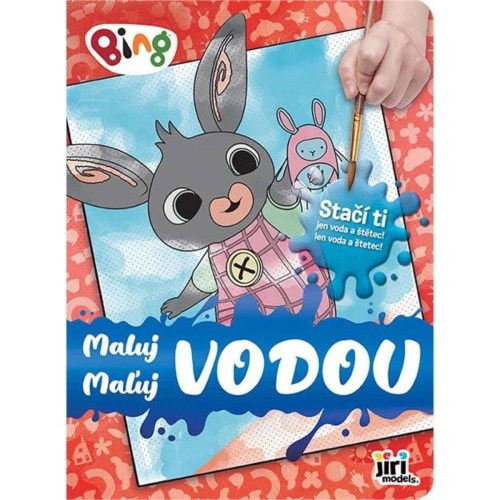 JIRI MODELS Omalovánky Maluj vodou! A4 Bing