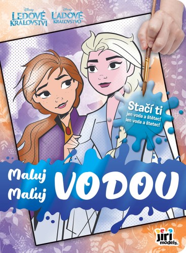 JIRI MODELS Maluj vodou Frozen (Ledové Království) omalovánky