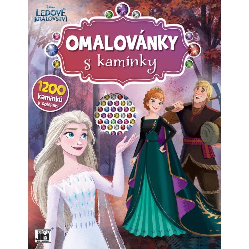 JIRI MODELS Omalovánky s kamínky Ledové Království (Frozen)