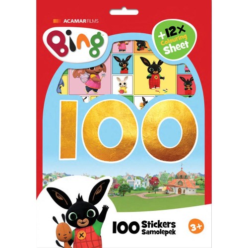 JIRI MODELS 100 samolepek + omalovánky králíček Bing