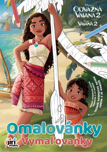 JIRI MODELS Omalovánky A4 Vaiana 2