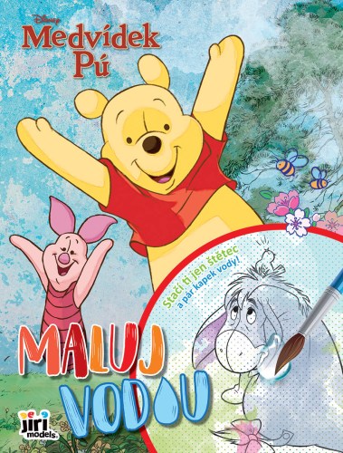 JIRI MODELS Maluj vodou A4 Medvídek Pú omalovánky