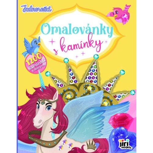 JIRI MODELS Omalovánky s kamínky Jednorožci