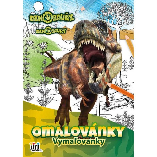 JIRI MODELS Omalovánky A4 Dinosauři