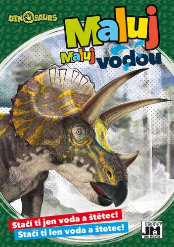 JIRI MODELS Maluj vodou Dinosauři A5 omalovánky