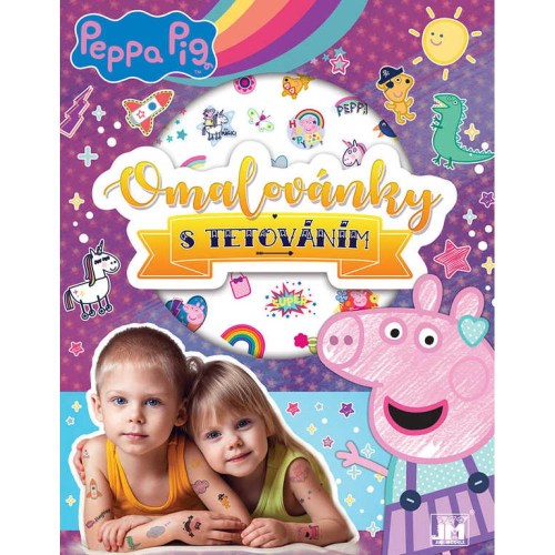 JIRI MODELS Omalovánky + tetování Peppa Pig