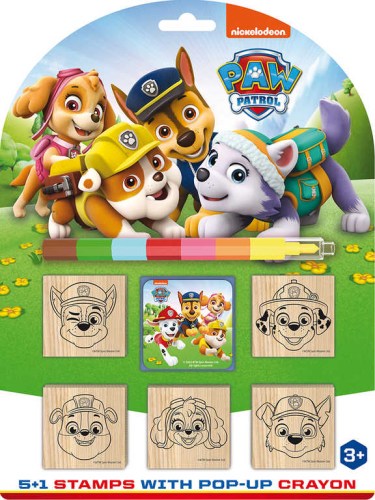 JIRI MODELS Razítka 5+1 s pop-up voskovou Tlapková Patrola