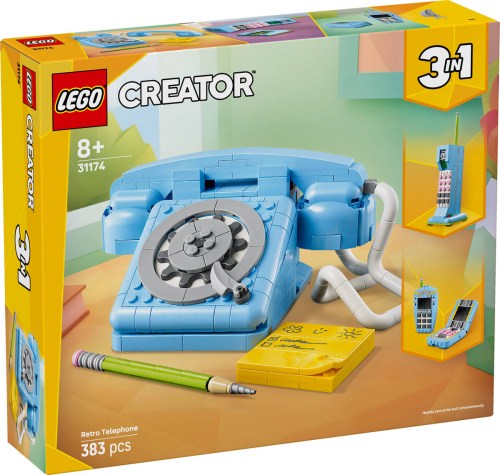 LEGO CREATOR Retro telefon 3v1 31174 STAVEBNICE