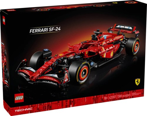 LEGO TECHNIC Auto Formule Ferrari SF-24 F1 42207 STAVEBNICE