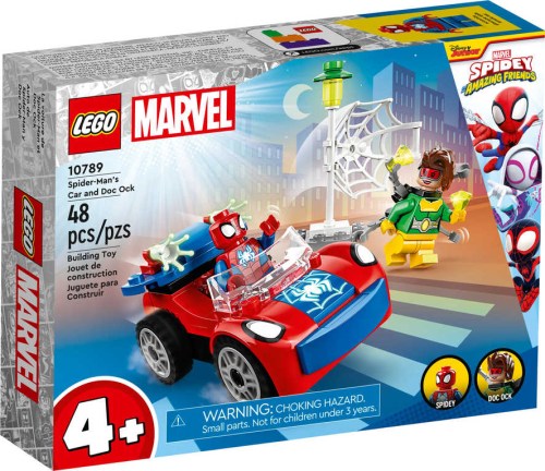 LEGO MARVEL Spiderman v autě a Doc Ock 10789 STAVEBNICE
