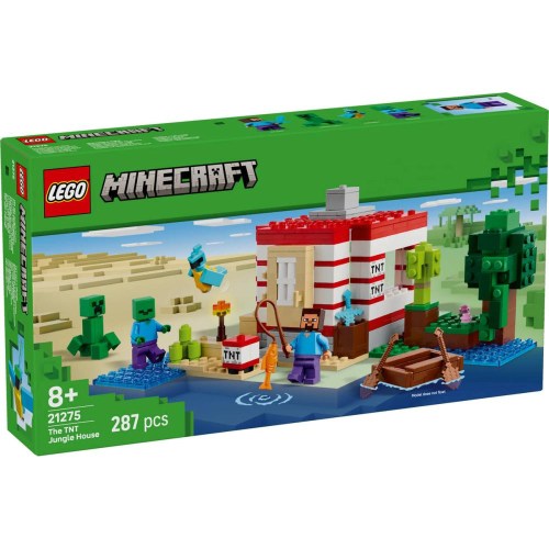 LEGO MINECRAFT TNT Dům v džungli 21275 STAVEBNICE