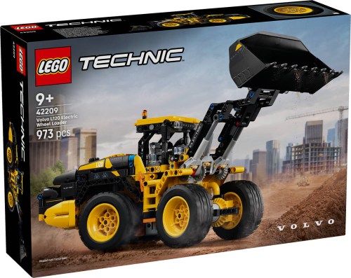 LEGO TECHNIC Kolový nakladač Volvo L120 Electric 42209 STAVEBNICE