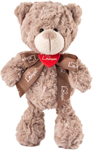 LUMPIN PLYŠ Medvěd s mašlí 38cm střední *PLYŠOVÉ HRAČKY*